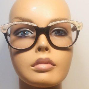 Vtg 80's Chevignon Fossil Stone Eyeglass Frames